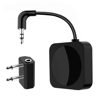 AF001C Wireless Flight Adapter Bluetooth Transmitter Audio Connect two bluetooth device at the same time 