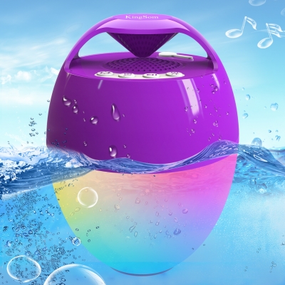 CT602 Waterproof with RGB light show Floating Bluetooth speaker 5.0
